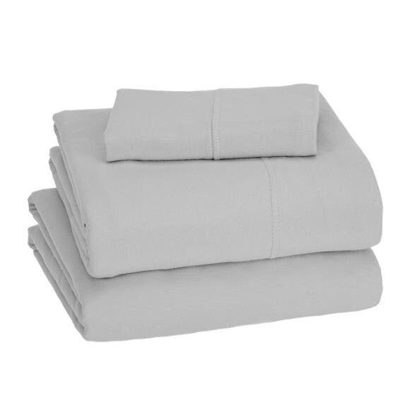 Basics 3 Piece Bed Sheets Set, 100% Cotton Jersey, Includes Super Soft - Picture 7 of 8